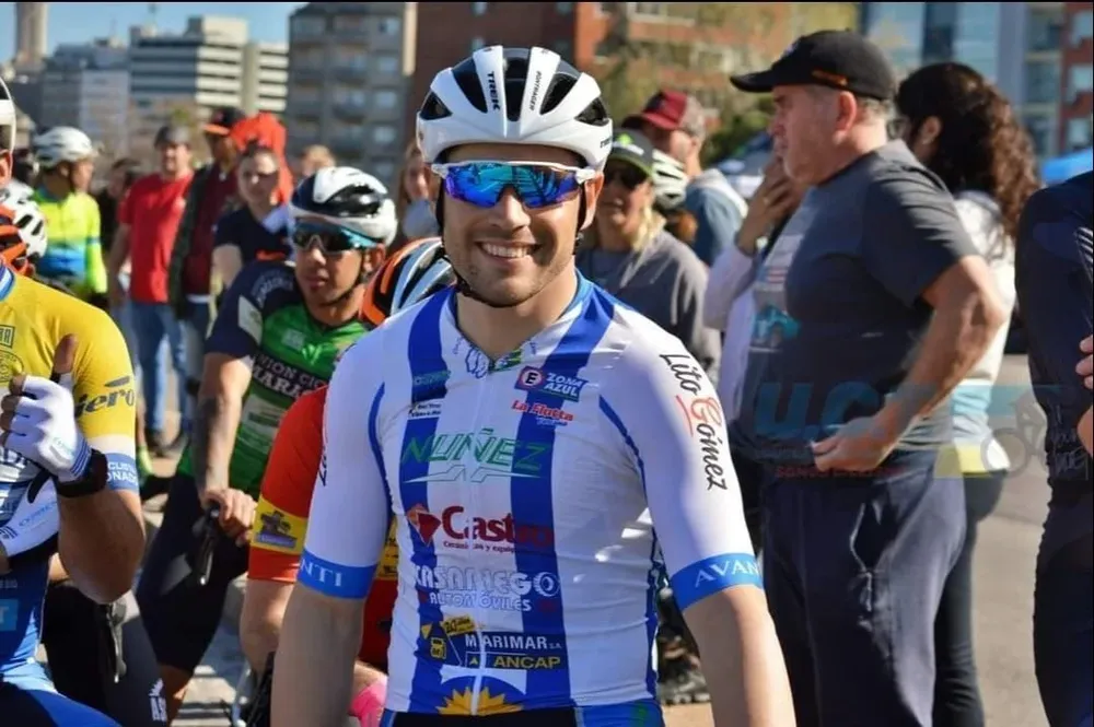 Leonel Rodríguez de Cerro Largo ganó la etapa de este sábado en la Vuelta Ciclista del Uruguay