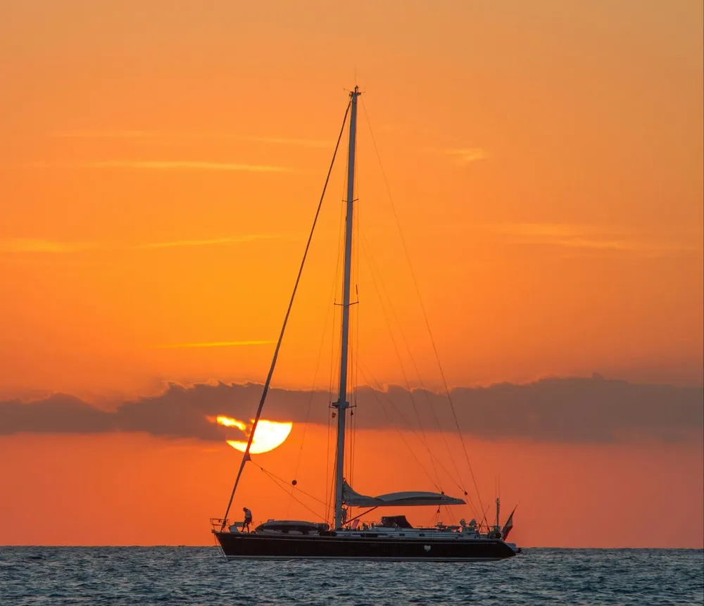 El velero quedó varado el 18 de abril. Imagen ilustrativa