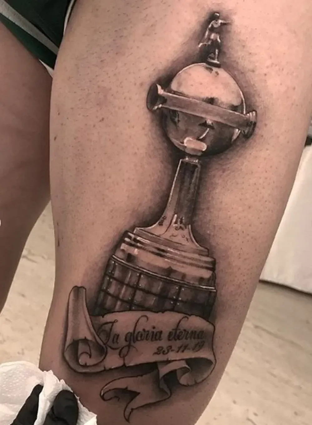 La Copa Libertadores, eL nuevo tatuaje de Giorgian De Arrascaeta