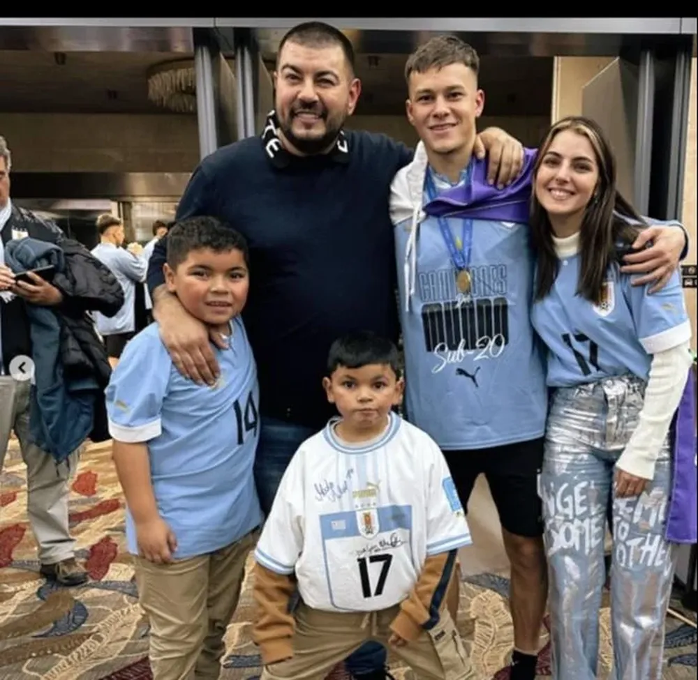 Lasalvia y Abaldo luego del Mundial sub 20