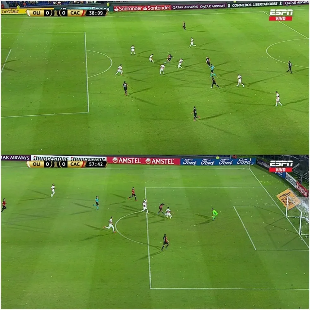 Los goles que le anularon a Colón por fuera de juego