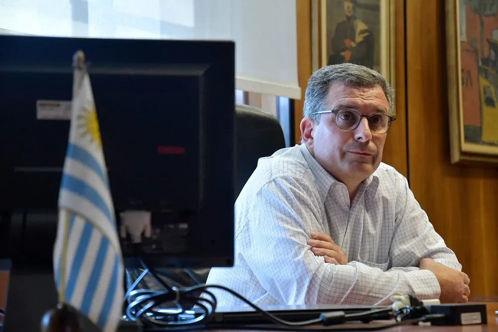 El presidente de Ancap, Alejandro Stipanicic.