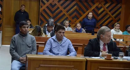 Emiliano Damián Arce durante el juicio en el que fue condenado por homicidio con dolo eventual