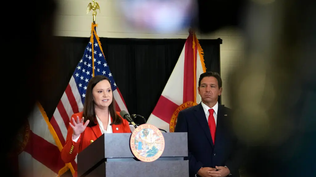 Ron DeSantis elige a Ashley Moody para ocupar el lugar de Marco Rubio en el Senado.