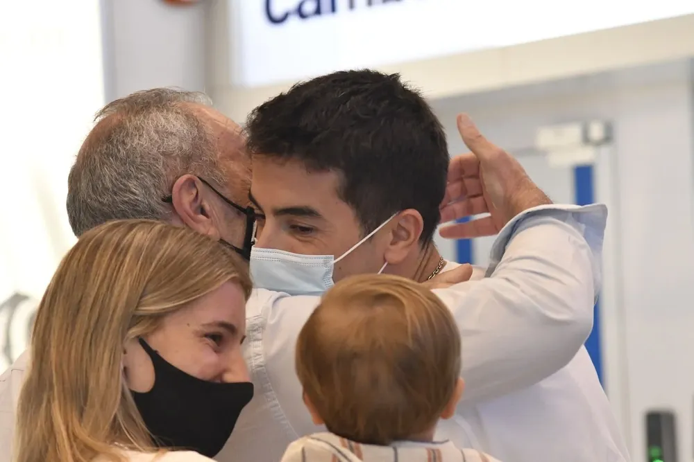 Llegada de Carlos de Pena a Uruguay