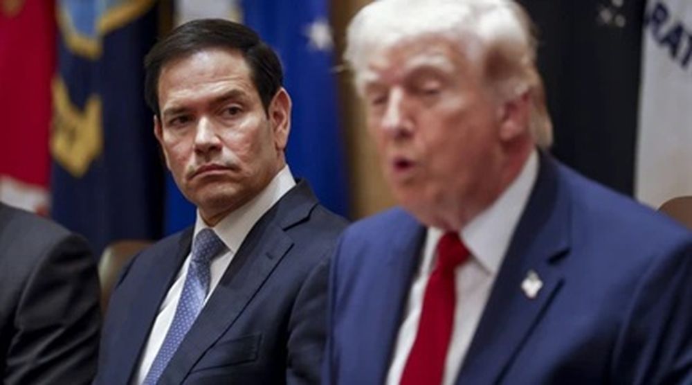 Marco Rubio y Donald Trump.