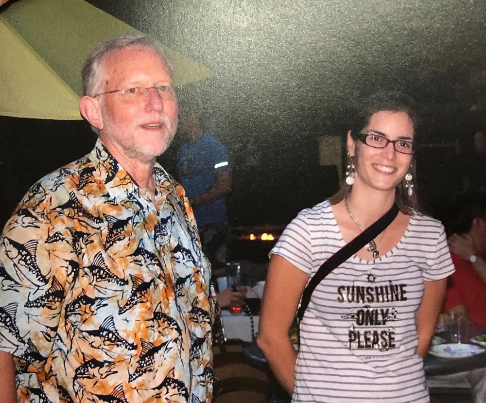 Charles Rice y Natalia Echeverría