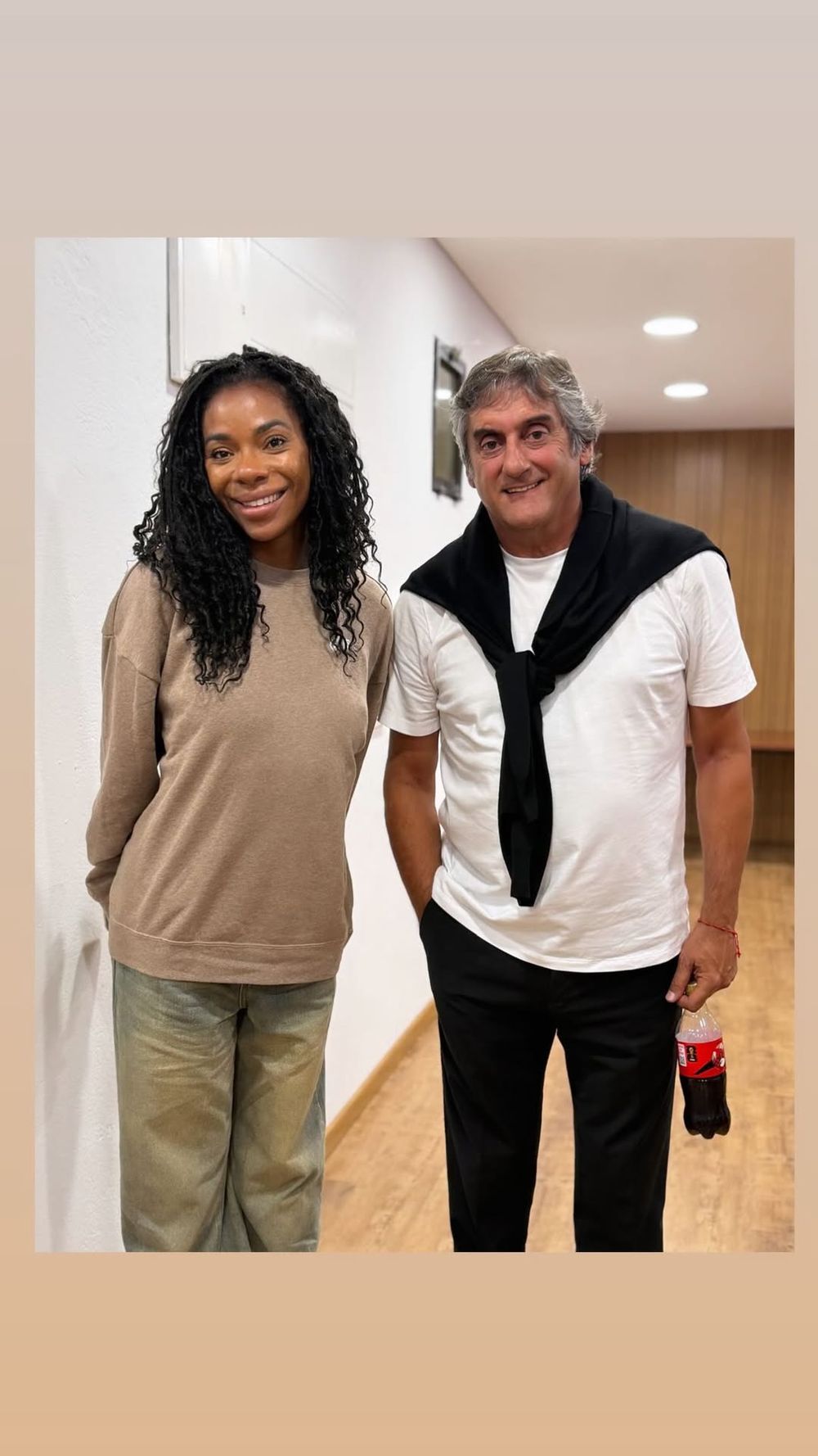 Déborah Rodríguez y Enzo Francescoli