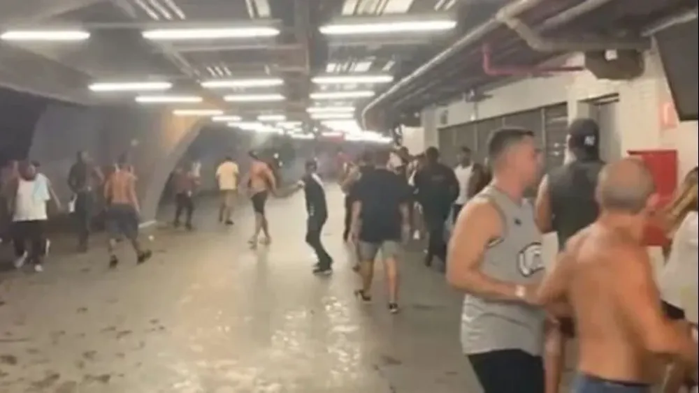 Los disturbios entre Flamengo y Vasco da Gama