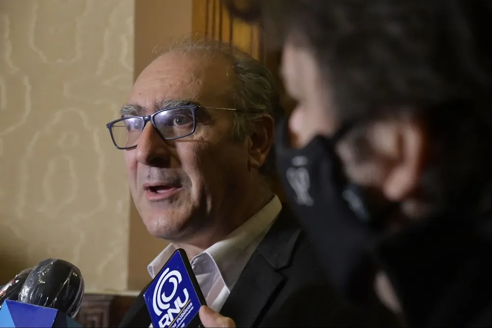 Archivo. Olmos en rueda de prensa