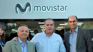 José Luis Luz, Pablo de Salterain y Fernando Leis