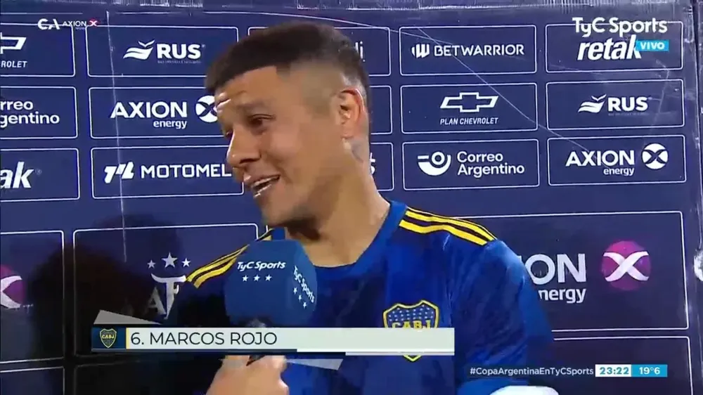 Marcos Rojo destacó la presión que sienten los pateadores ante Chiquito Romero