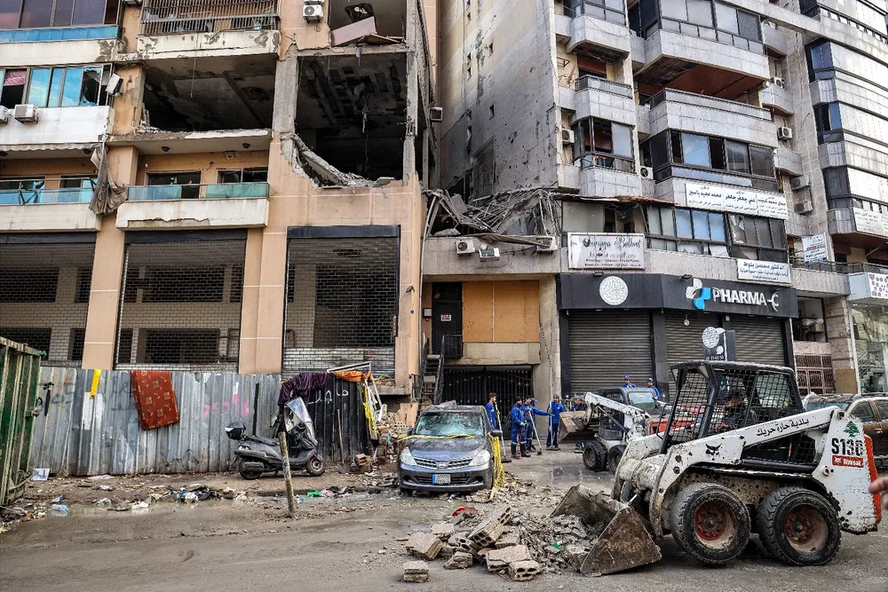 El edificio en Beirut, Líbano, atacado con un dron donde murió el número 2 de Hamás.