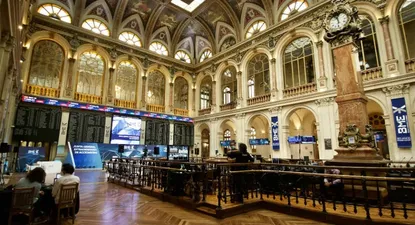 Palacio de la Bolsa de Madrid.