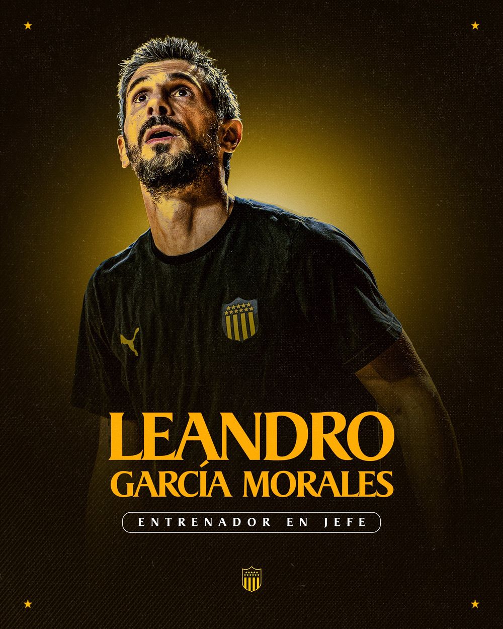 La presentación de Leandro García Morales como entrenador de Peñarol La presentación de Leandro García Morales como entrenador de Peñarol