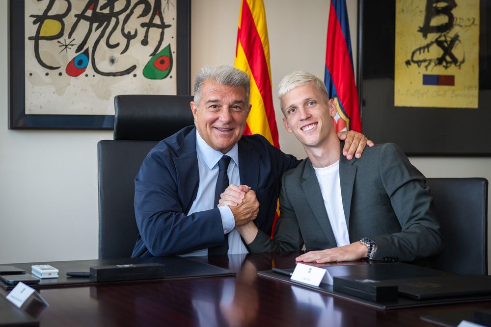 El caso de Dani Olmo en el Barça.