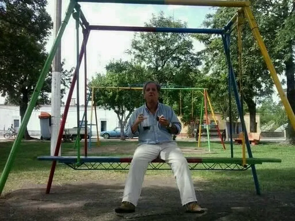 Senador Sergio Abreu, en Tomás Gomensoro de campaña