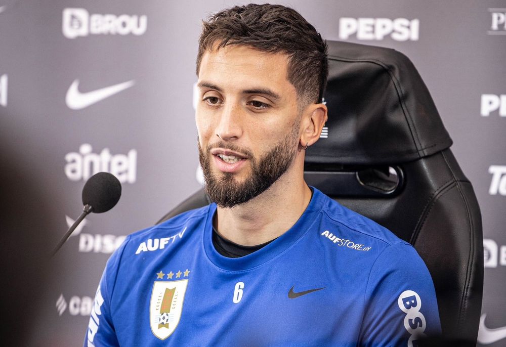 Rodrigo Bentancur habló en conferencia de prensa de la selección de Uruguay