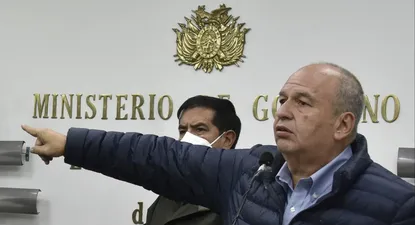 Arturo Murillo, exministro del Interior de Bolivia (foto archivo)