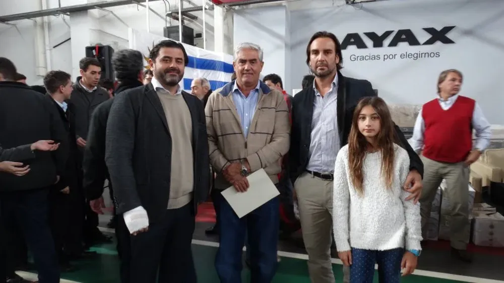 Roberto Etchegoimberry, Agustín Bascou, Alejandro Curcio y Camila Curcio