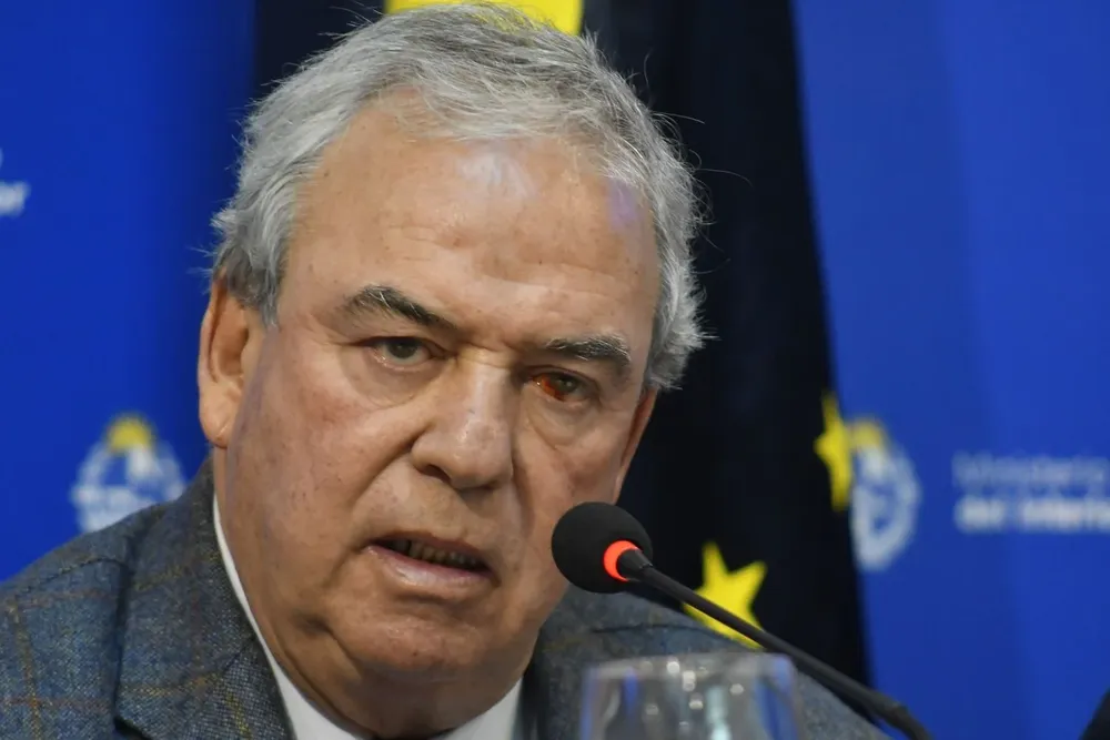 El ministro del Interior Luis Alberto Heber