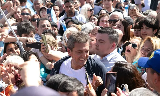 Sergio Massa en San Fernando