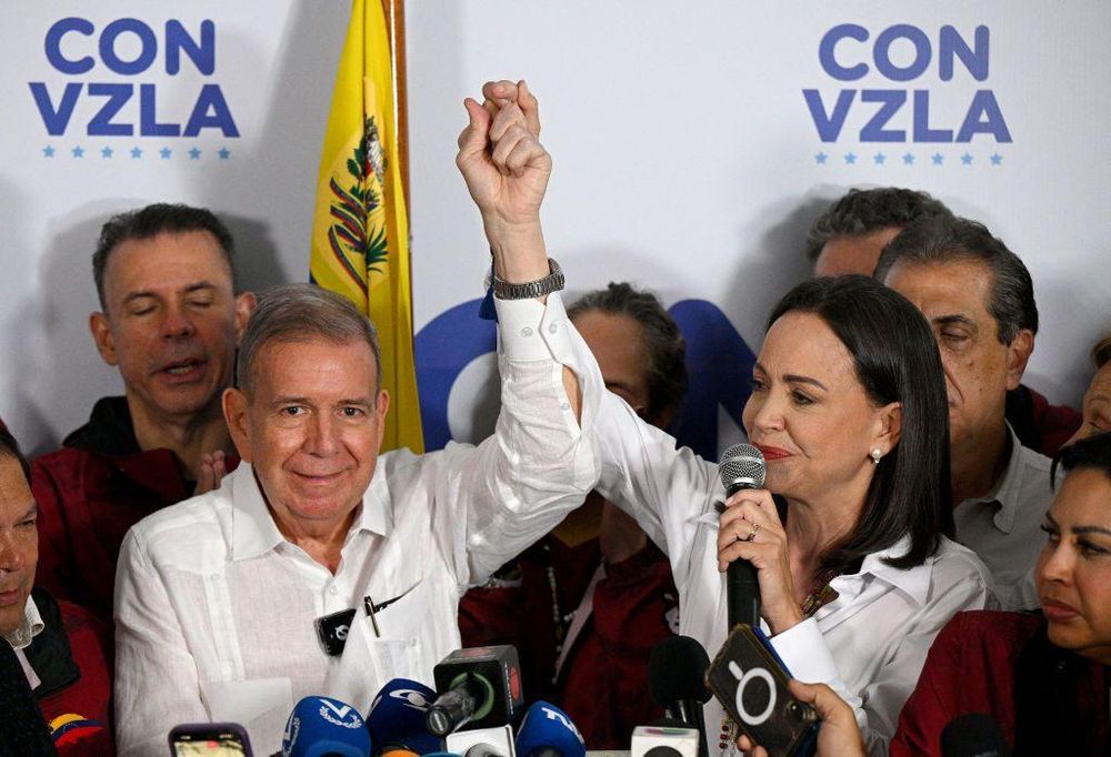 Edmundo González y María Corina Machado se declararon vencedores.