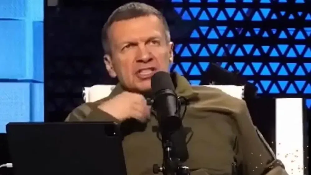 Vladimir Yosolovyov, colaborador de Putin en la TV rusa.