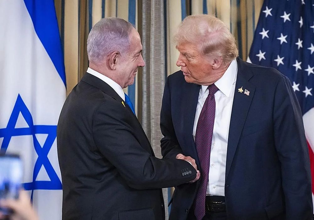 Donald Trump y Benjamin Netanyahu.