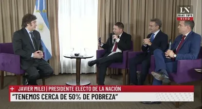 Javier Milei en La Nación+
