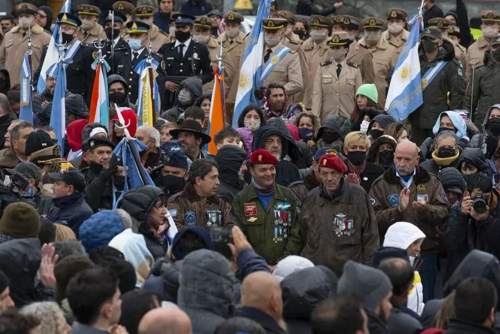 Ceremonia por el 40 aniversario del inicio de la guerra de las Malvinas