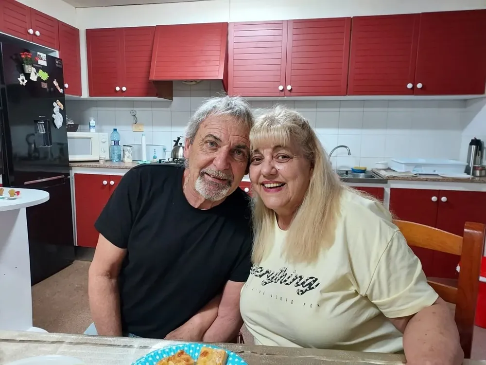 Nelson Agresta y su esposa