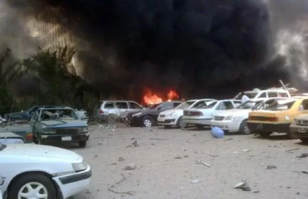 El atentado más mortífero tuvo lugar frente al Ministerio de Exteriores