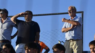 Flavio Perchman y Ricardo Vairo, vicepresidente y presidente de Nacional