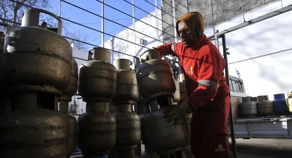 Distribución de garrafas