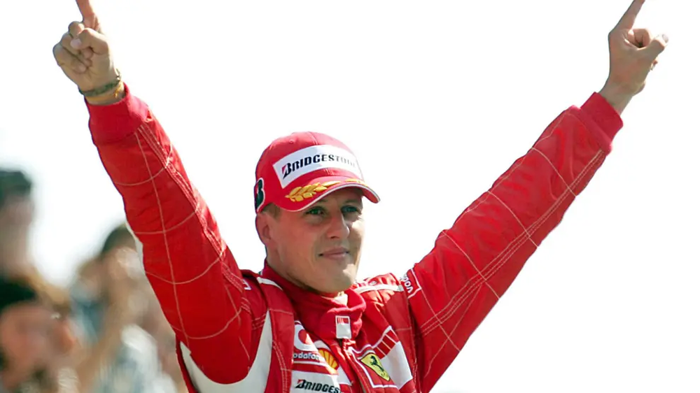 El siete veces campéon mundial de la Fórmula 1, Michael Schumacher.