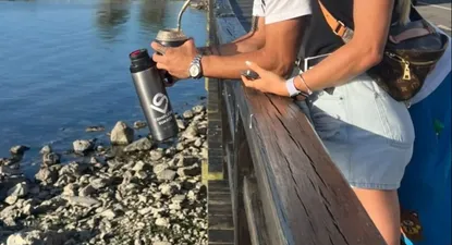 Luis Suárez y Sofía Balbi de vacaciones