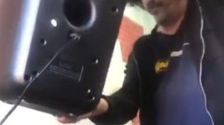 Uno de los videos grabados del profesor del Liceo 55