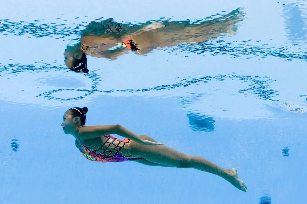 Ximena Pardiñas fue campeona sudamericana de nado sincronizado