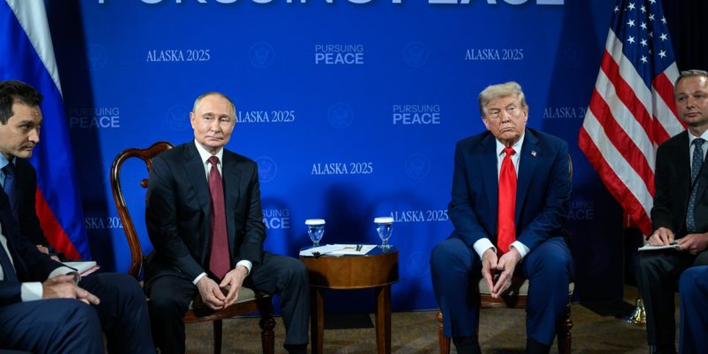 El presidente ruso, Vladimir Putin y el presidente estadounidense, Donald Trump.