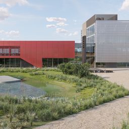 Vista del proyecto TUMO en Uruguay, a la entrada del Aeropuerto de Carrasco