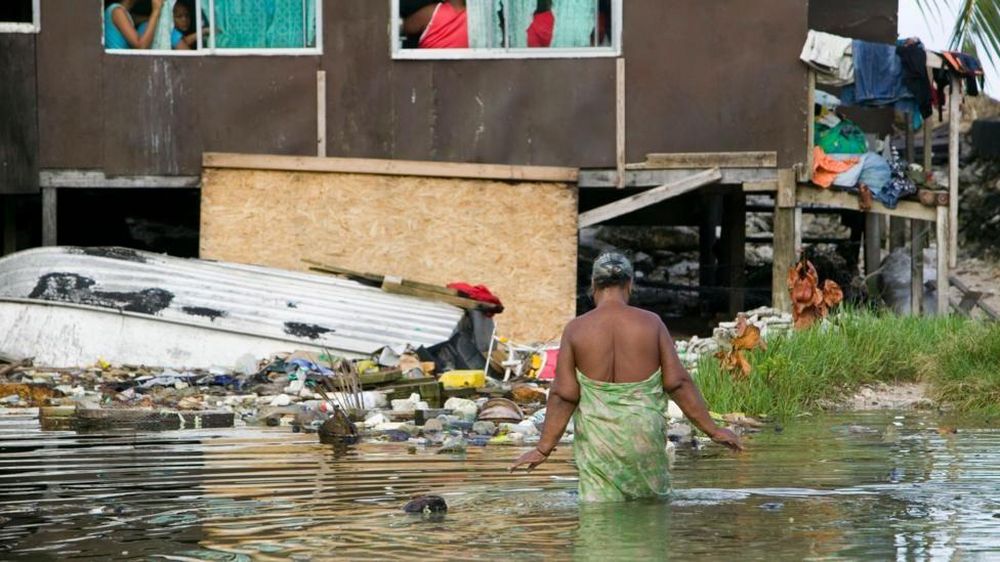 Tuvalu está en riesgo de desaparecer debido al cambio climático.