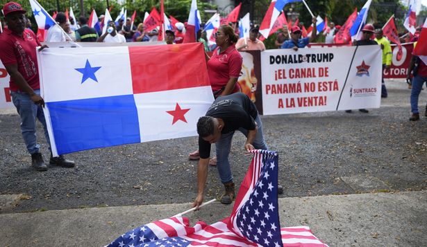 Protestas en Panamá contra Trump