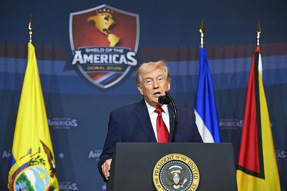 Donald Trump lanzó la alianza del Escudo de las Américas para promover los intereses de EE.UU. con aliados en la región a los que podría sumarse Brasil.