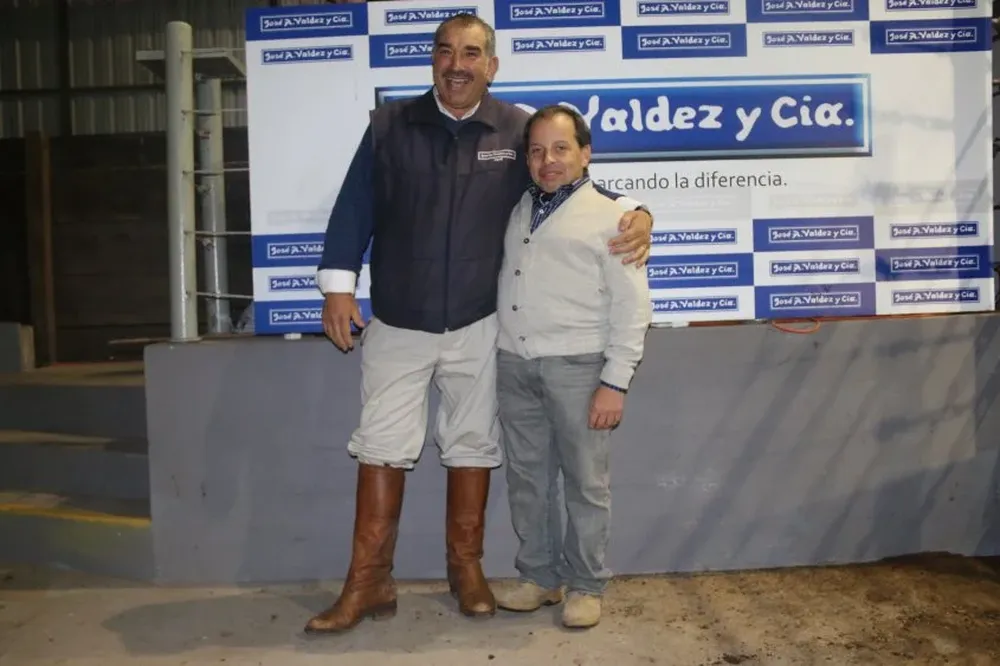 Edison Donadío y Pablo Valdez, total satisfacción al culminar la feria