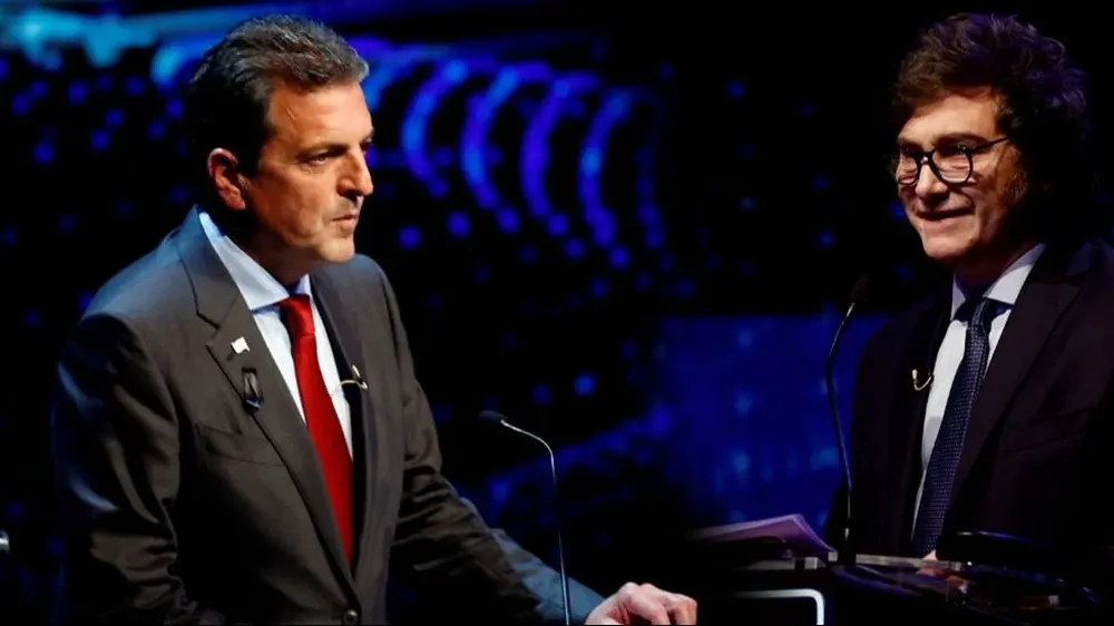 Massa y Milei se verán las caras el domingo