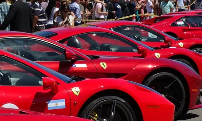 Las Ferraris coparon Punta del Este
