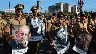 Desfile militar en Cuba