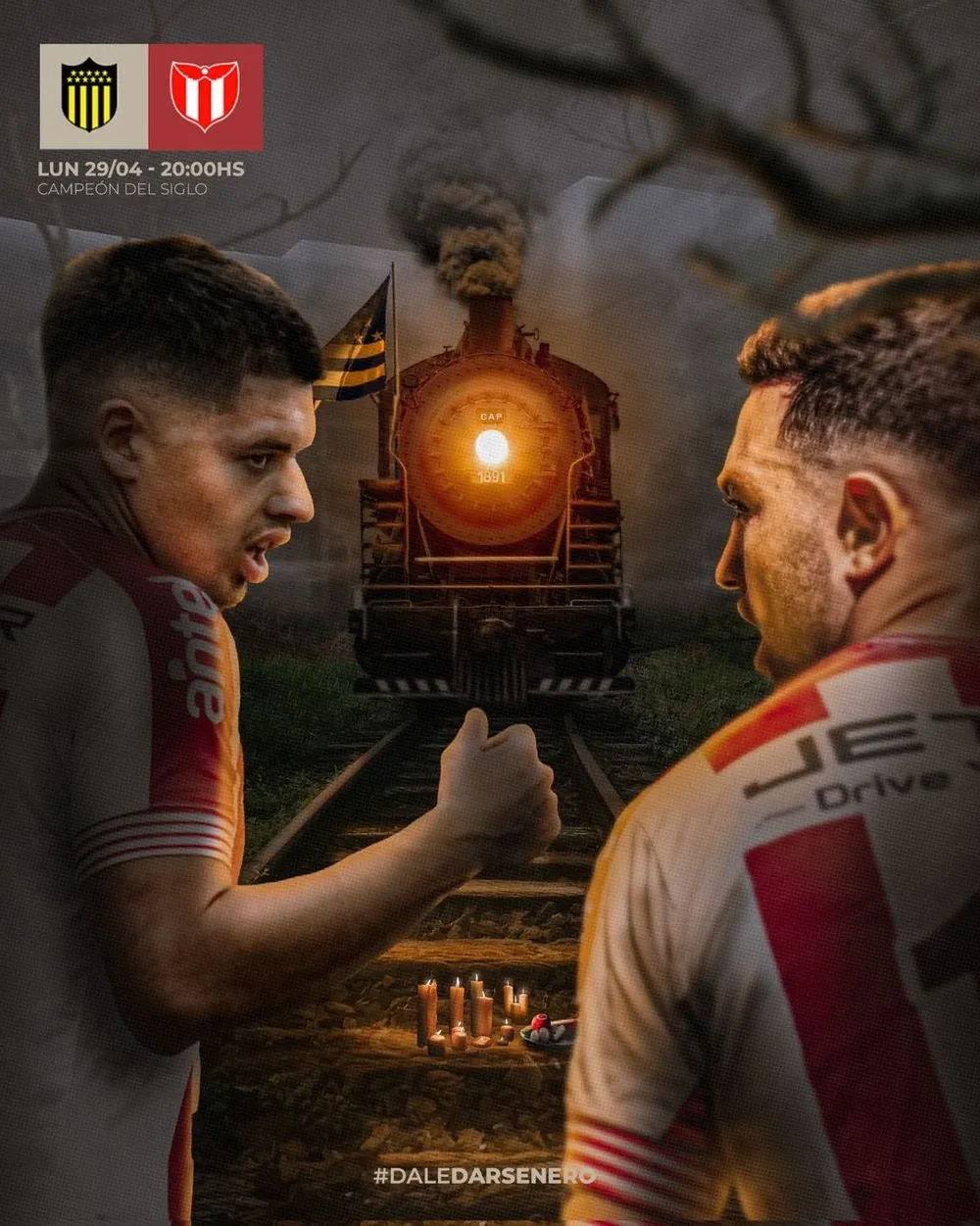 El afiche de River Plate para visitar a Peñarol
