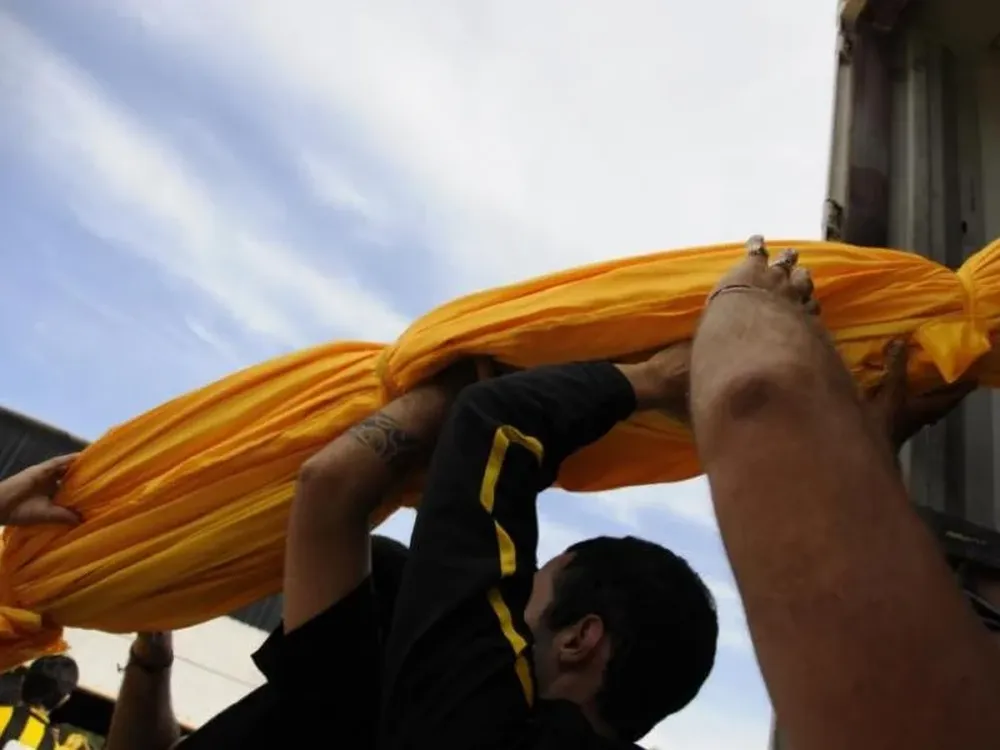 La bandera de Peñarol